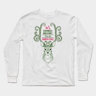 Express delivery from the North Pole Long Sleeve T-Shirt